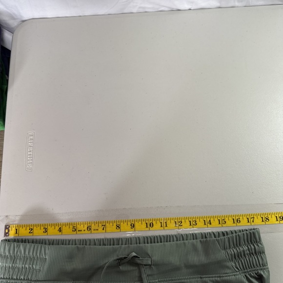 Eddie Bauer Pants Womens L Stripe Track Jogger Ankle Pull On Stretch Green - Picture 12 of 16